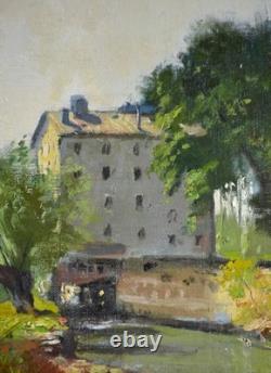 Tableau ancien, Tony Torta XIX? /XX? Siècle. Moulin