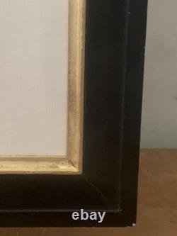 Tableau ancien XIX pastel portrait mousquetaire Fernand Paillet cadre Napoléon