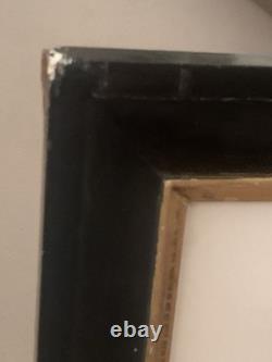 Tableau ancien XIX portrait mousquetaire Fernand Paillet cadre Napoléon III