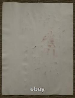 Tableau ancien aquarelle nature morte porte intérieur perspectives à attribuer