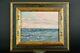 Tableau ancien belle étude de ciel Sennelier pays basque bord de mer N°2 hsp