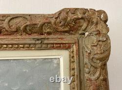 Tableau ancien breton marine mer Bretagne paysage signé peinture XIX huile toile