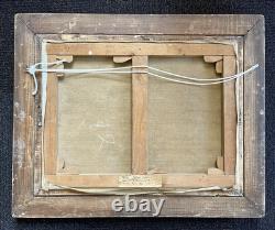 Tableau ancien breton marine mer Bretagne paysage signé peinture XIX huile toile