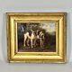 Tableau ancien, chiens de chasse