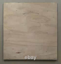 Tableau ancien composition mixte sculpture peinture portrait cavalière cheval