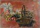 Tableau ancien de Constantin Belayeff XX? Siecle. Panier de fleurs