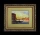 Tableau ancien, début XX? Siècle. Vue de Venise