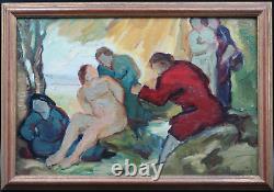 Tableau ancien fauve André Rageade