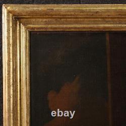 Tableau ancien flamand intérieur peinture huile toile nature morte 17ème siècle