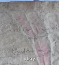 Tableau ancien hsp femmes nues assises autour du thé drapage scène orientaliste