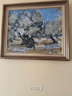 Tableau ancien huile Christiay Dyr