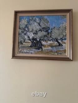 Tableau ancien huile Christiay Dyr
