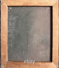 Tableau ancien huile Marine vue de Collioure 1953 post impressionniste signée