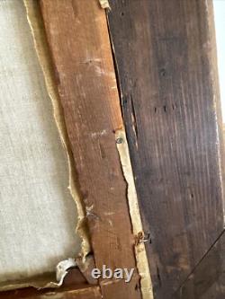 Tableau ancien huile Sur Toile à restaurer