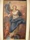 Tableau ancien huile Vierge / Marie Immaculée Conception