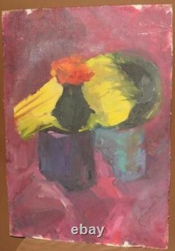 Tableau ancien huile impressionniste nature morte Tableau ancien huile impressionniste nature morte