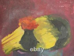 Tableau ancien huile impressionniste nature morte