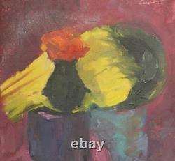 Tableau ancien huile impressionniste nature morte