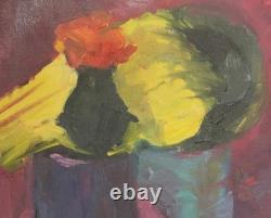 Tableau ancien huile impressionniste nature morte