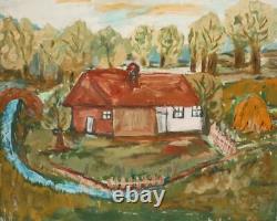 Tableau ancien huile original paysage
