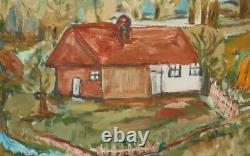 Tableau ancien huile original paysage