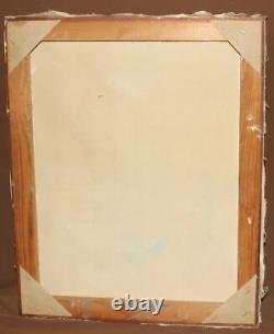 Tableau ancien huile original paysage