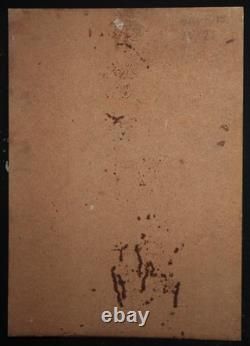 Tableau ancien huile portrait de femme