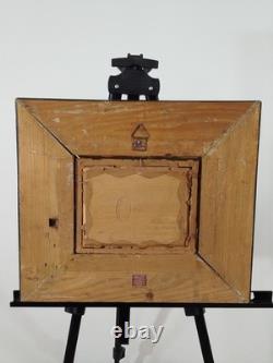 Tableau ancien huile représentant les Alpes prix 36x34,5 cm