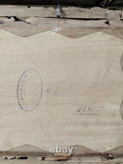 Tableau ancien huile représentant les Alpes prix 36x34,5 cm