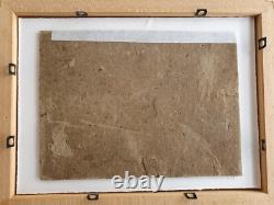 Tableau ancien huile sur bois vieux Port de Marseille non signé vers 1930