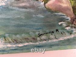 Tableau ancien huile sur toile