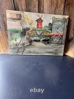 Tableau ancien huile sur toile