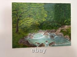 Tableau ancien huile sur toile
