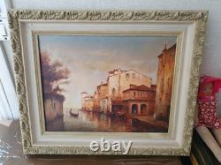 Tableau ancien huile sur toile