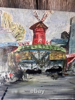 Tableau ancien huile sur toile