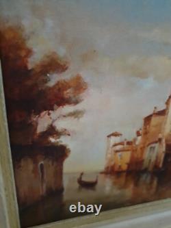Tableau ancien huile sur toile