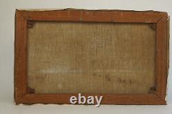 Tableau ancien huile sur toile Paris peinture Etienne Raoul Ronda, painter Paris