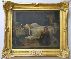 Tableau ancien huile sur toile Phèdre Alexandre CABANEL