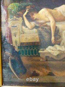 Tableau ancien huile sur toile Phèdre Alexandre CABANEL