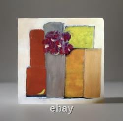 Tableau ancien huile sur toile nature morte cubique signée