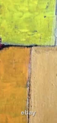 Tableau ancien huile sur toile nature morte cubique signée
