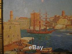 Tableau ancien huile sur toile signé michel vitalta 1871 1942