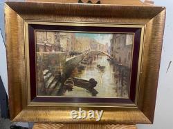 Tableau ancien huile sur toile signé