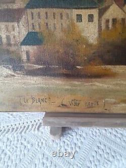 Tableau ancien huile sur toile signé