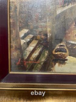Tableau ancien huile sur toile signé