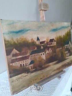 Tableau ancien huile sur toile signé