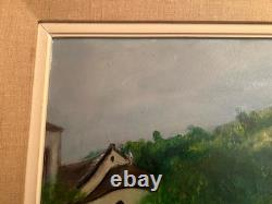 Tableau ancien huile sur toile signé Antcher