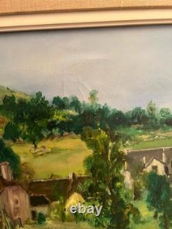 Tableau ancien huile sur toile signé Antcher