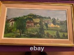 Tableau ancien huile sur toile signé Antcher
