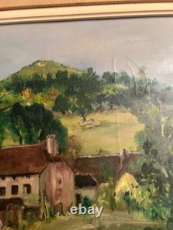 Tableau ancien huile sur toile signé Antcher